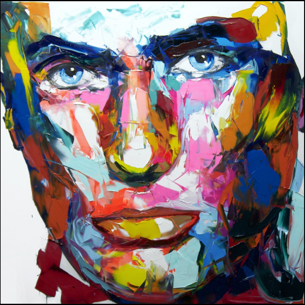 Francoise Nielly Portrait Palette Painting Expression Face013